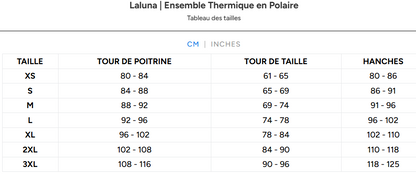 Laluna | Ensemble Thermique en Polaire