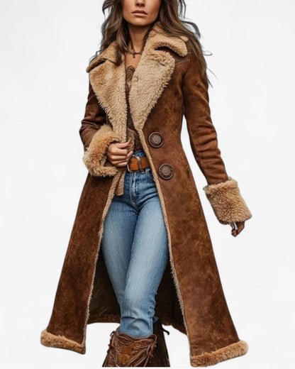 Noëlle | Manteau en Fourrure Douce