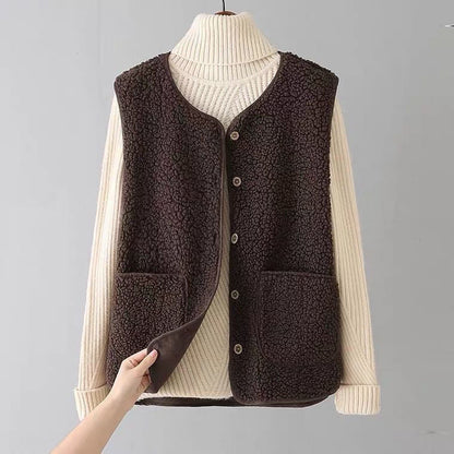 Emma | Cardigan gillet fleece