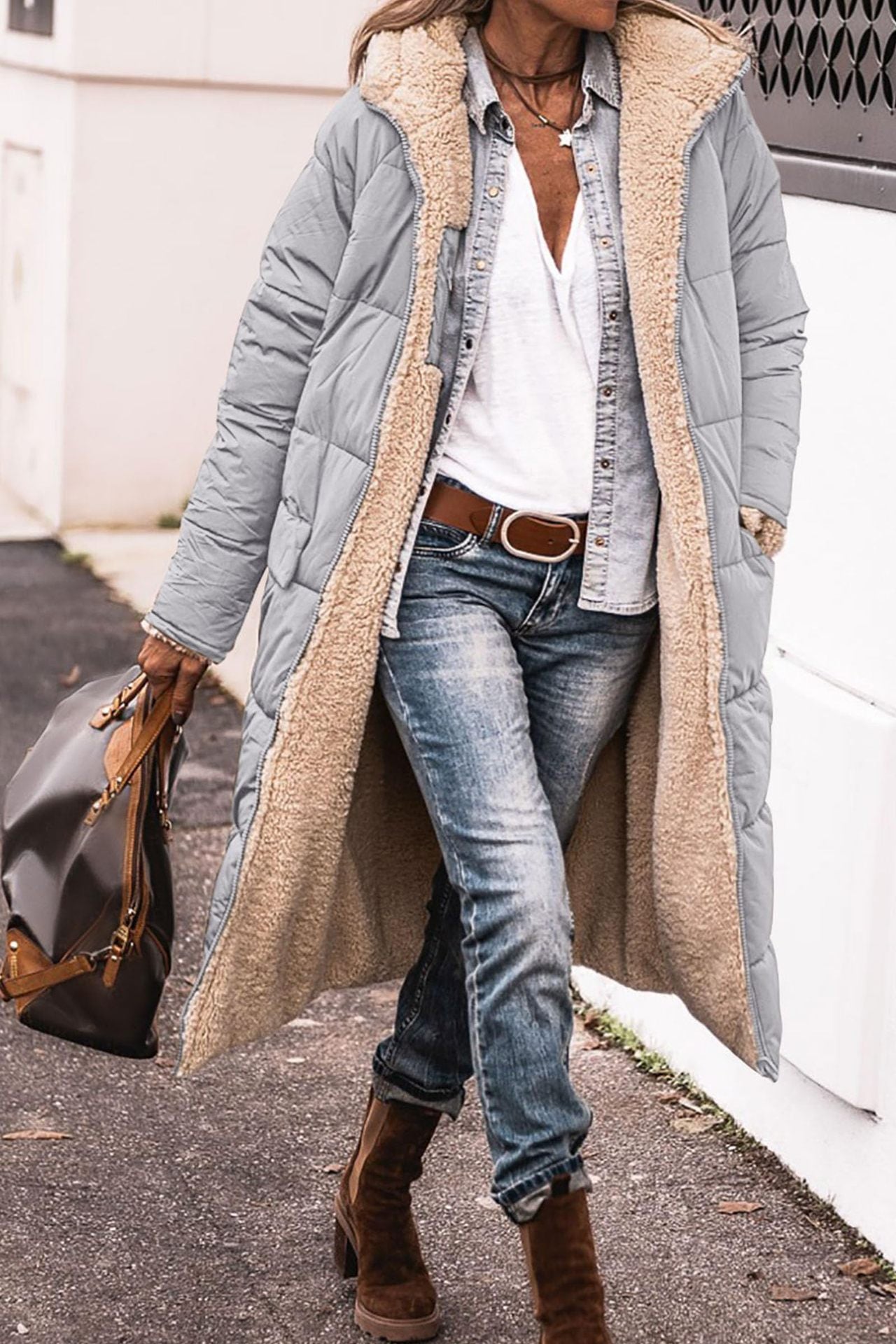 Layla | Manteau long élégant confort premium