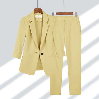 Victoria - Ensemble Tailleur Chic Veste et Pantalon