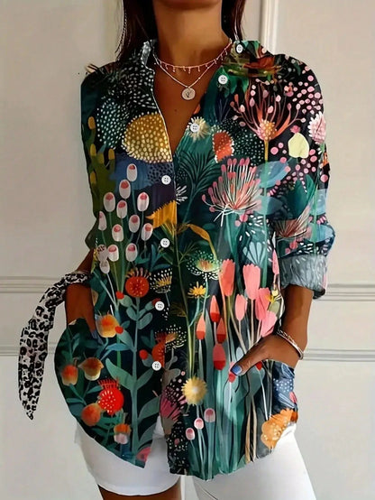 Rina | Blouse avec imprimé coloré