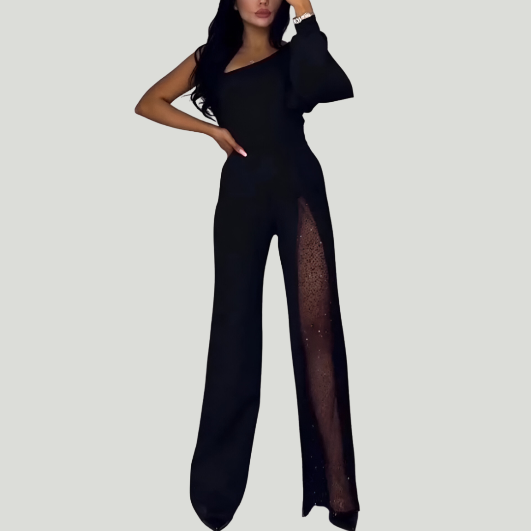 Ines | Combinaison Tendance à Pantalons Amples