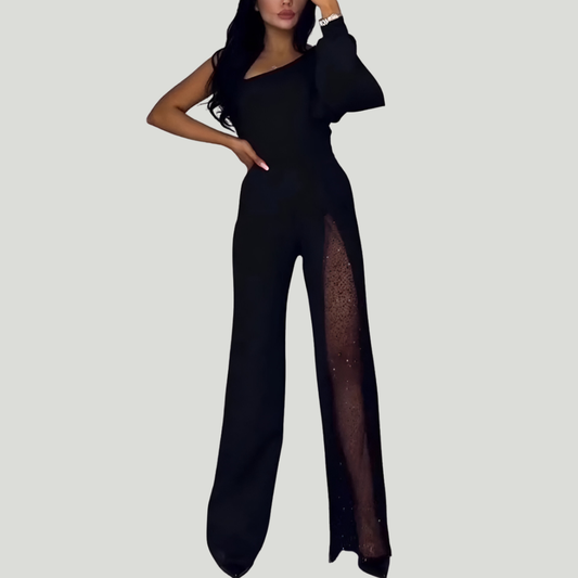 Ines | Combinaison Tendance à Pantalons Amples
