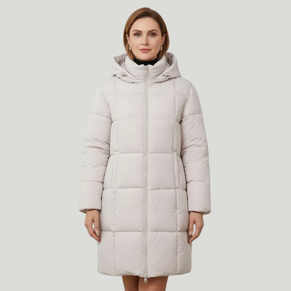 Ava | Élégant manteau matelassé