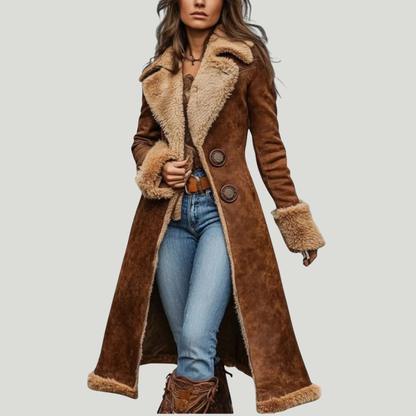 Noëlle | Manteau en Fourrure Douce