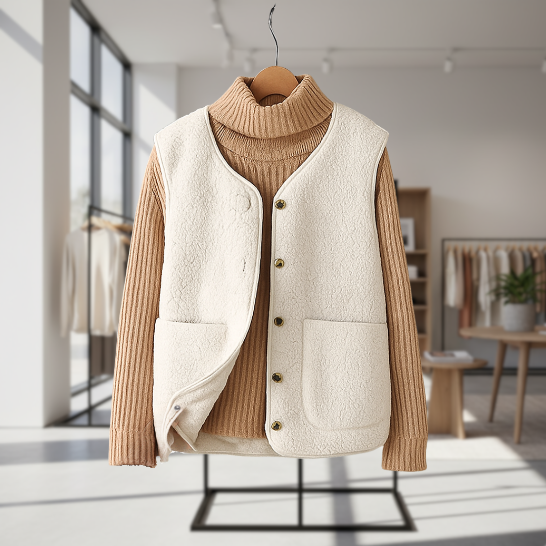 Emma | Cardigan gillet fleece
