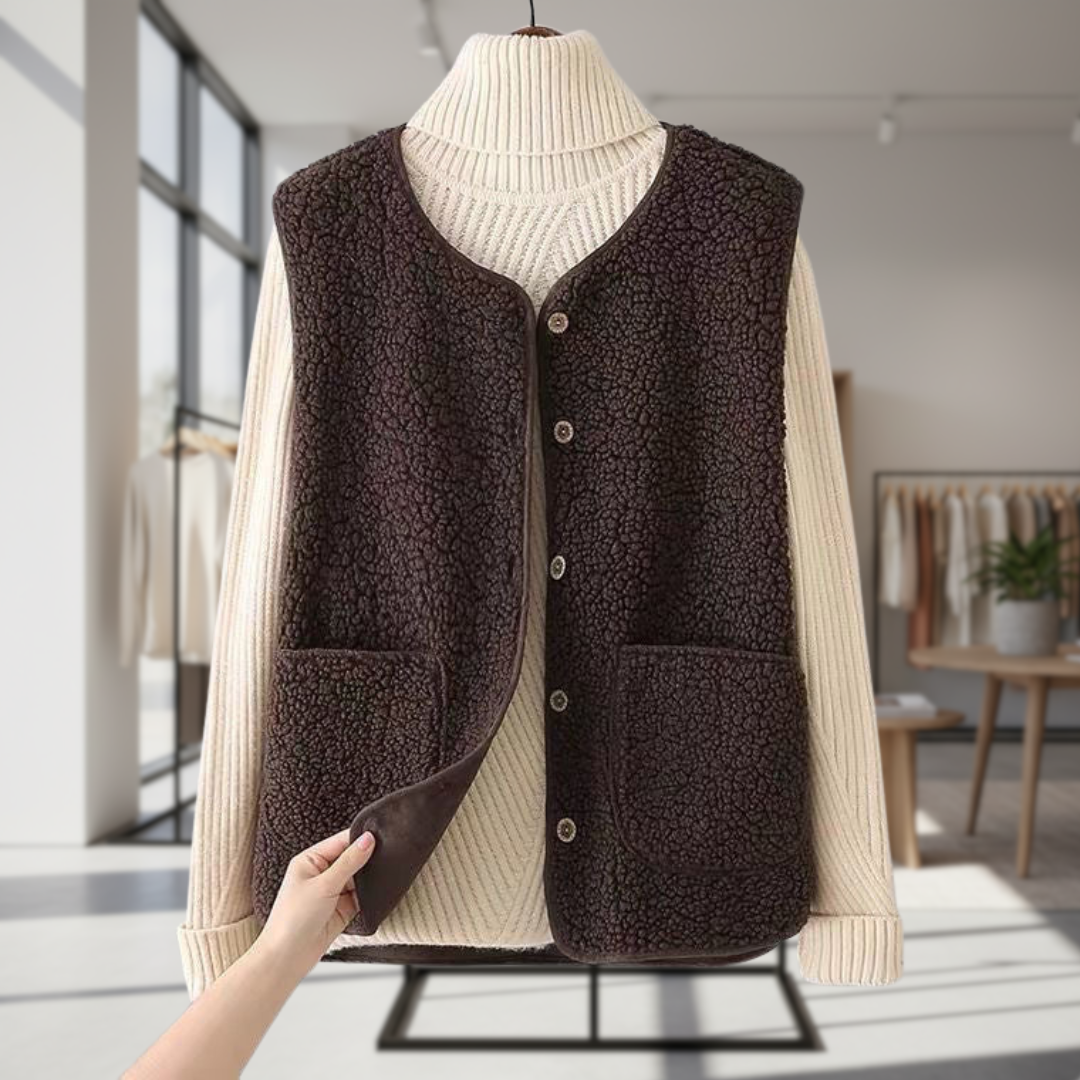 Emma | Cardigan gillet fleece