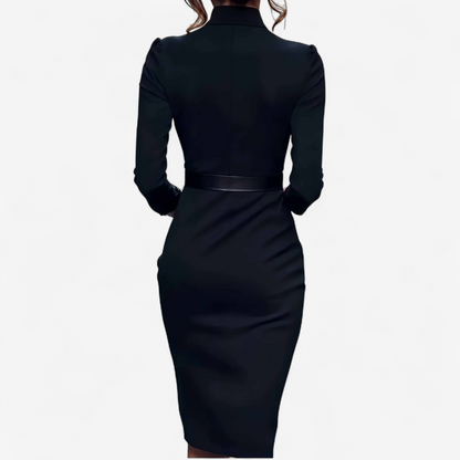 Miriam | Robe Élégante Ceinturée