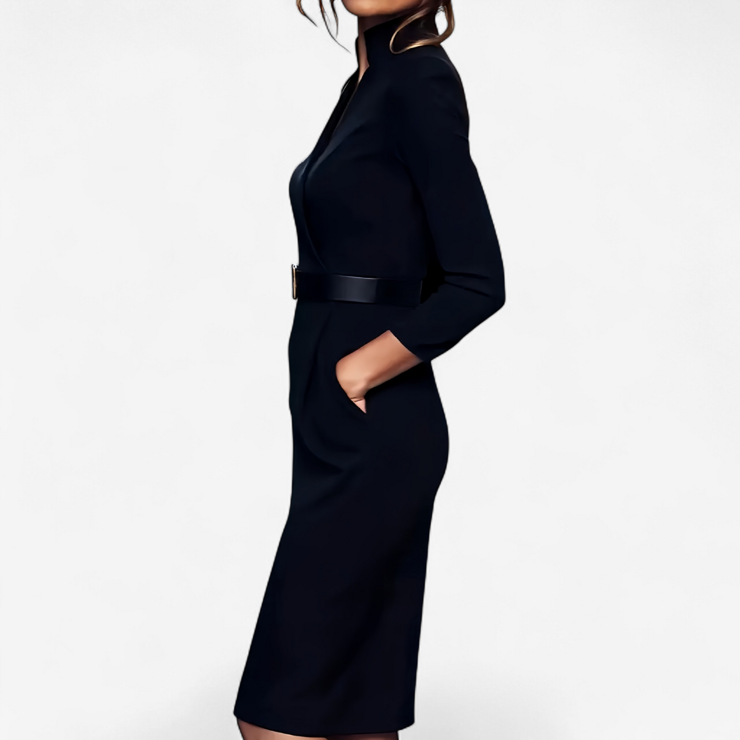 Miriam | Robe Élégante Ceinturée
