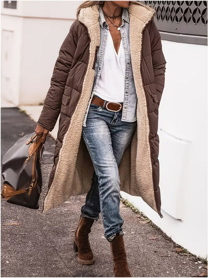 Layla | Manteau long élégant confort premium
