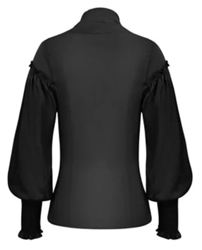 Victoria | Blouse victorienne à col en V