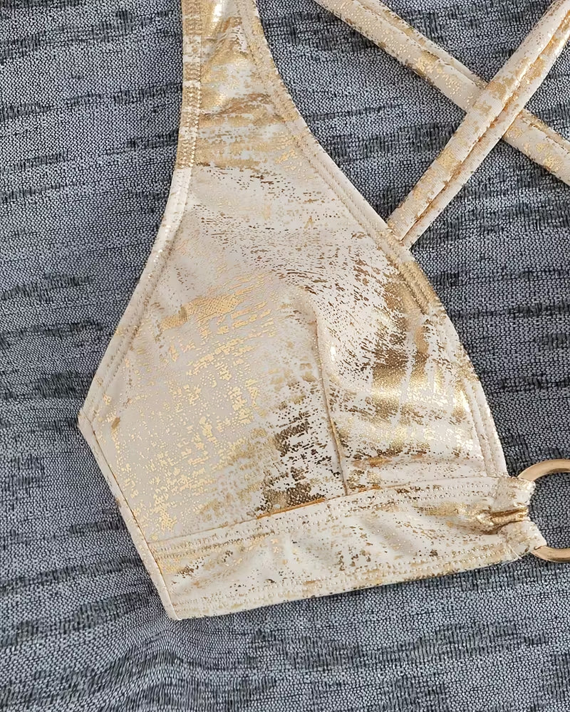 Annemiek | Bikini Boucle métallique Design