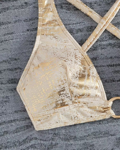 Annemiek | Bikini Boucle métallique Design