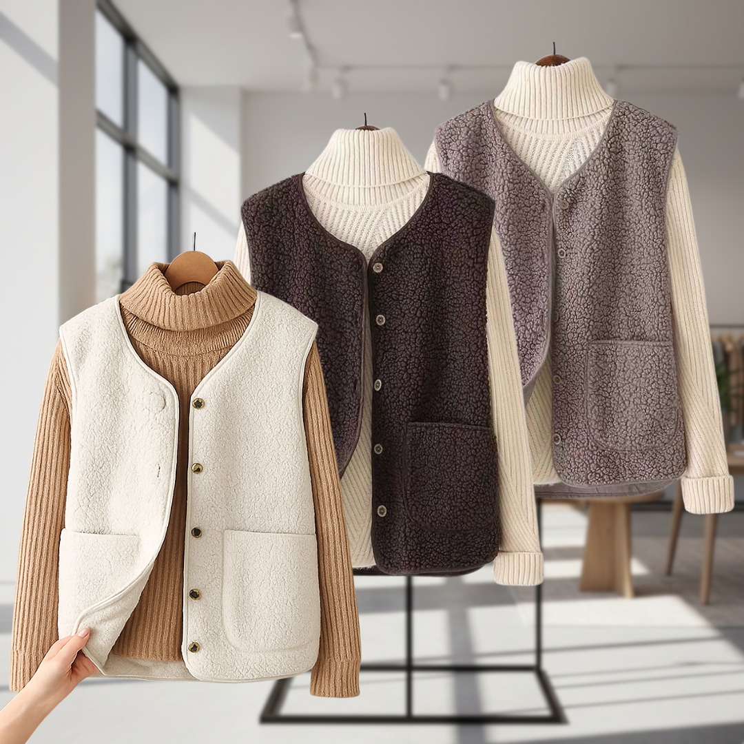 Emma | Cardigan gillet fleece