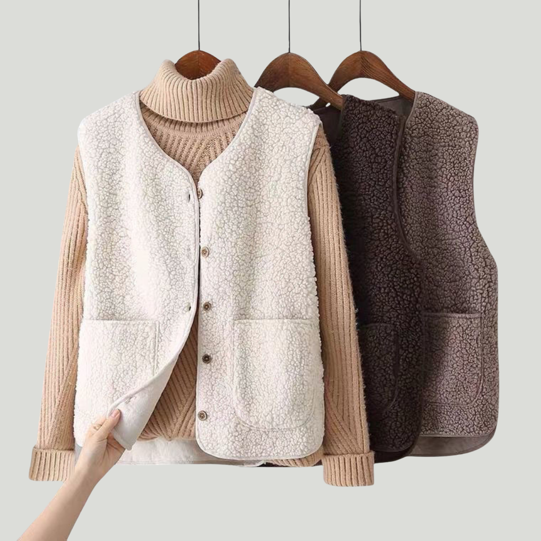 Emma | Cardigan gillet fleece
