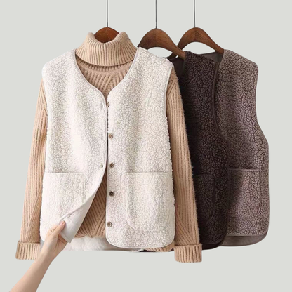 Emma | Cardigan gillet fleece