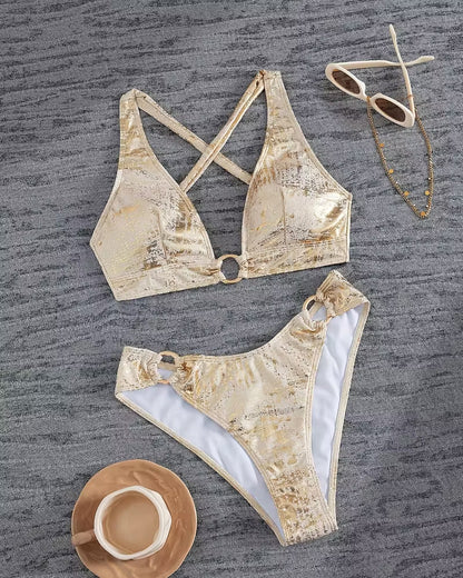Annemiek | Bikini Boucle métallique Design