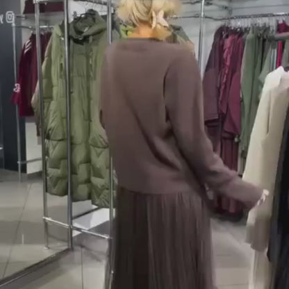 Ullé | Robe élégante en maille et tulle pour femme