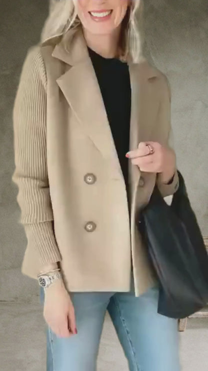 Camela | Blazer à Manches côtelées