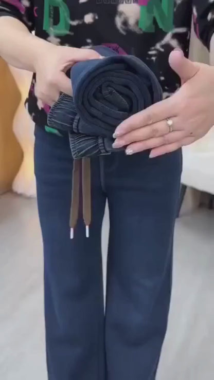 Tyla | Pantalon décontracté en coton stretch avec taille élastique