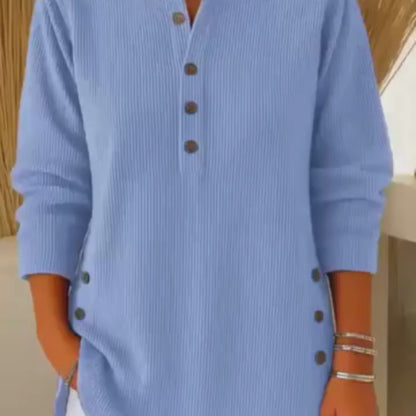 Emmy | blouse unie à manches longues