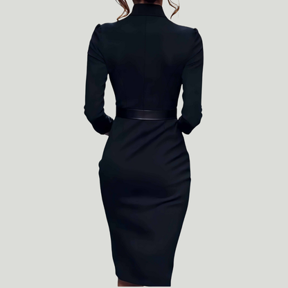 Miriam | Robe Élégante Ceinturée