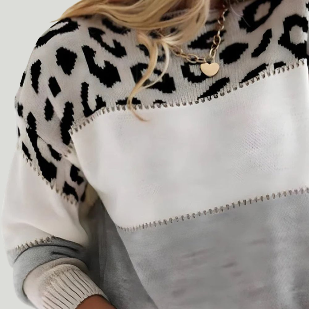 Cheyenne | Pull Léopard Élégance