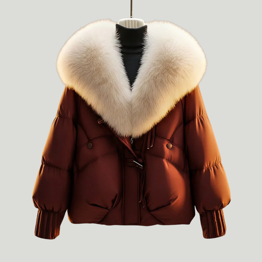 Willow | Manteau Rembourré Col en Fourrure