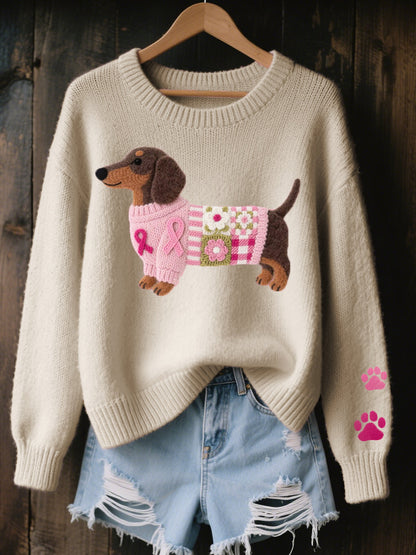 Naoni | Pull avec motif teckel