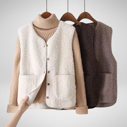 Emma | Cardigan gillet fleece